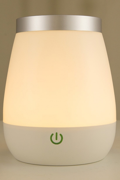 Creative Vase Shaped USB Bedroom LED Table Night Light in White