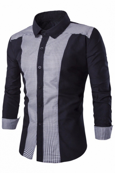 men's spring button down shirts