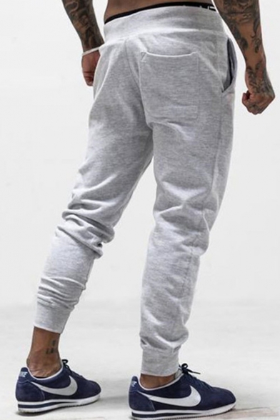 Men's Trendy Printed Casual Breathable Drawstring Sport Cotton Sweatpants