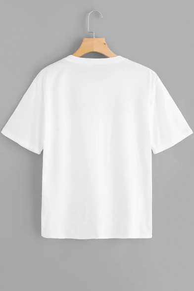 basic white tee