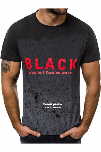 Dance Gavin Dance Black Mens Fashion Classic Print Round Neck Short-Sleeved T-Shirt Cotton Casual Top 