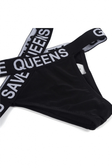 New Arrival Hot Fashion Letter Printed Black Triangle Bikini Swimwear