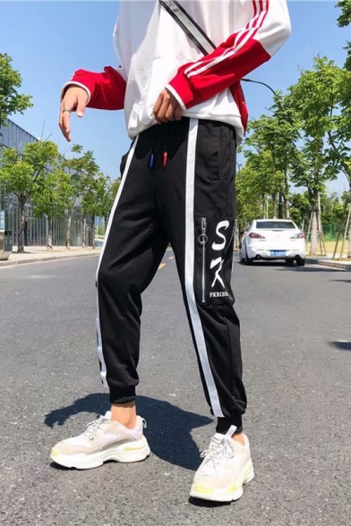 track pants with zipper pockets