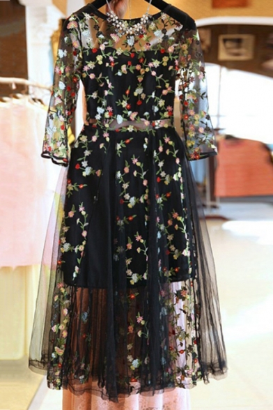 trendy floral dress