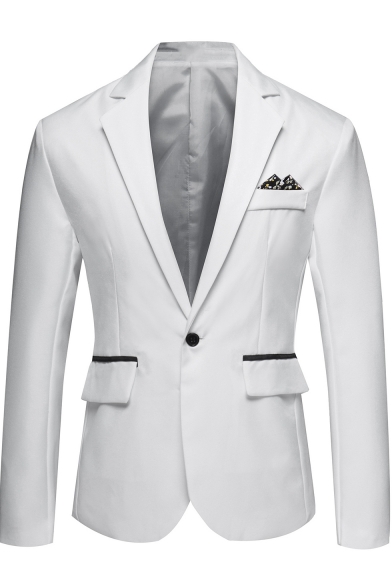White slim fit blazer
