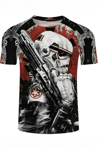Star Wars Soldier Cool 3D Printed Short Sleeve Classic Fit T-Shirt