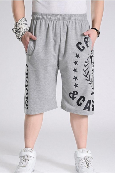 grey sweat shorts outfit mens