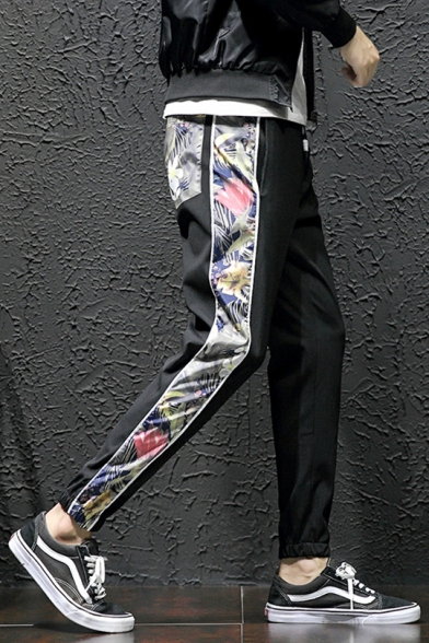 drawstring casual track pants