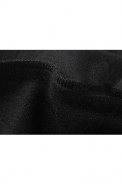 Unisex Trendy Faceless Men Logo Printed Long Sleeve Sport Casual Pullover Hoodie