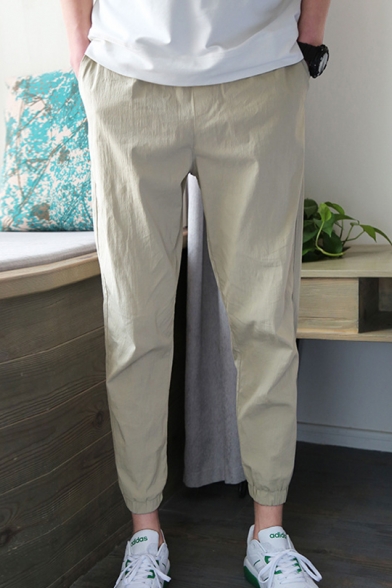 elastic bottom jeans mens