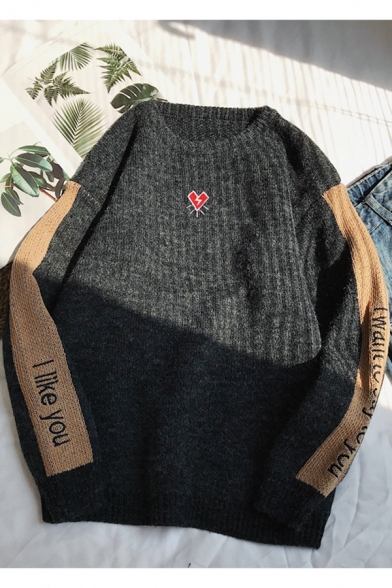 heart sweater mens