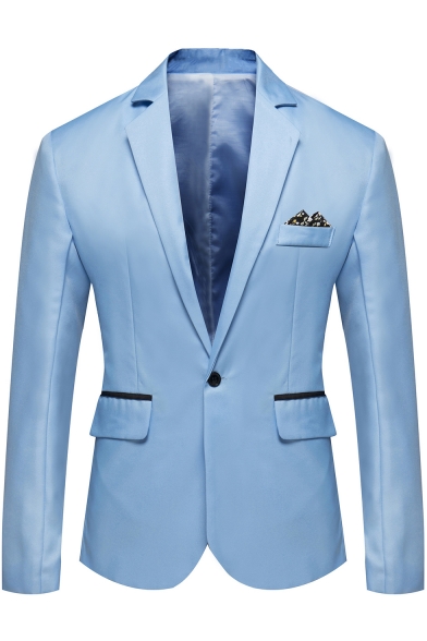 Coolred-Men Premium Notch Lapel Business Oversize Skinny Coat Jacket Suit 