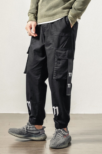 black track pants outfit