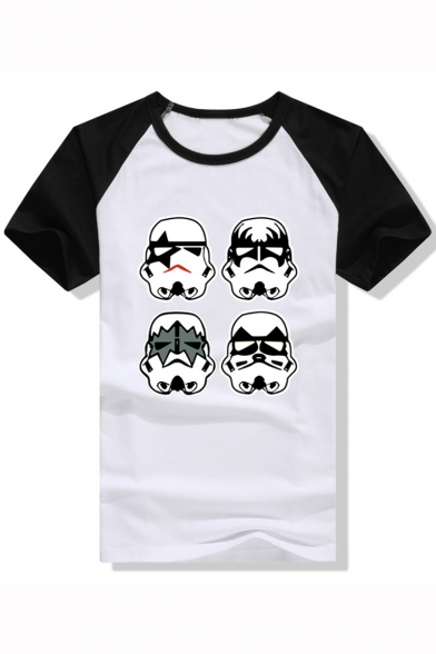 Star Wars Cool Robot Printed Short Sleeve Unisex Loose Relaxed T-Shirt
