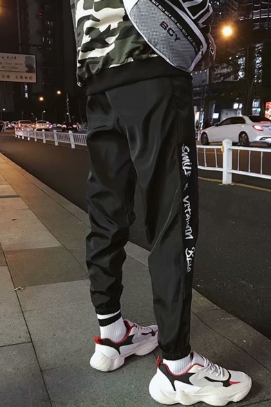 Sweatwater Mens Fashion Hip Hop Style Casual Athletic Drawstring Pencil Pants