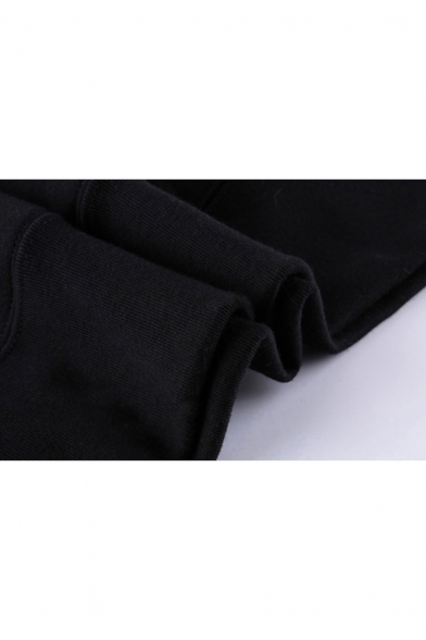 Unisex Trendy Faceless Men Logo Printed Long Sleeve Sport Casual Pullover Hoodie