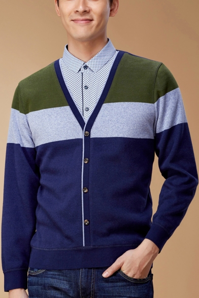 dark blue cardigan mens