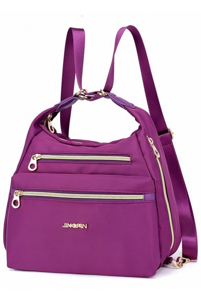 Designer Convertible Bag Water Resistant Nylon Backpack for Women