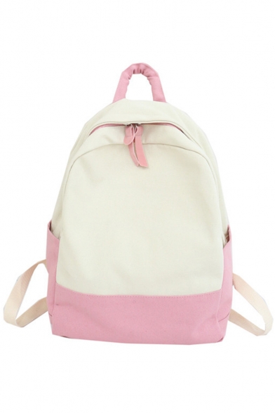 Popular Color Block Large Women's Backpack School Backpack 29*13*39 CM