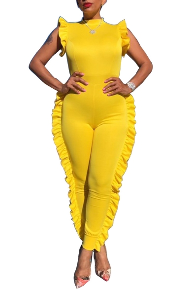 yellow dress jumpsuit