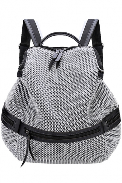 Cool Mesh Large Capacity Zipper Travel Backpack 28*13*36 CM