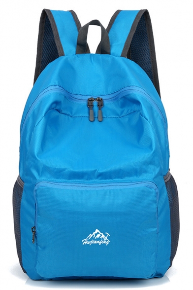 Fashion Logo print Lightweight Convenient Folding Outdoor Sports Backpack 29*19*45 CM
