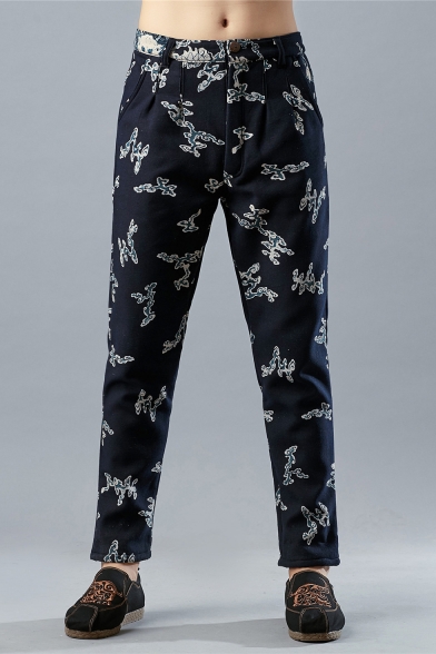 dragon print joggers