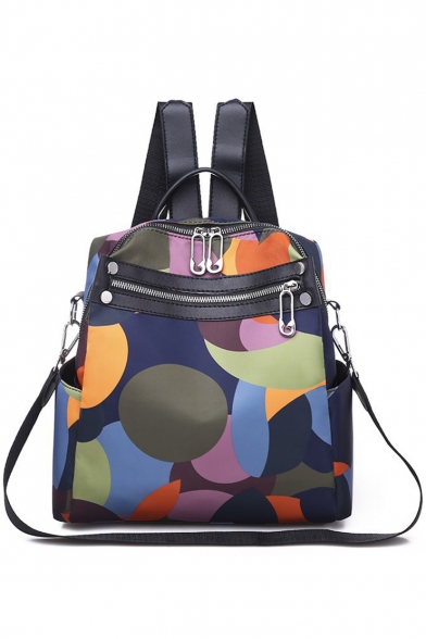 New Fashion Printed Water Resistant Zipper Backpack Shoulder Bag 24*10*24 CM