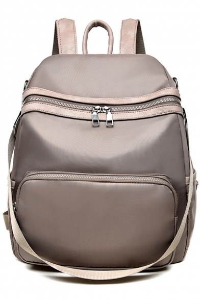 Fashion Solid Color Leisure Durable Oxford Cloth Shoulder Bag Backpack 23*12*32 CM