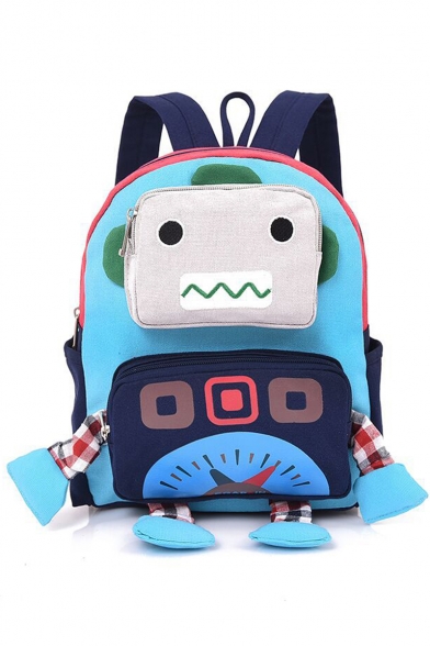 Cute Cartoon Robot Shaped School Bag Backpack for Kids 24*10*26 CM
