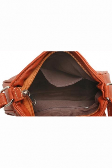 Designer Solid Color Floral Hollow Out Western Crossbody Saddle Bag 20*9*18 CM