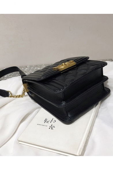 Popular Plain Diamond Quilted Crossbody Bag Cell Phone Purse 16*7*18 CM