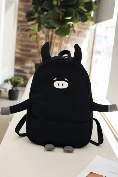 Cute Cartoon Pig Pattern School Bag Backpack for Junior 28*11*39 CM