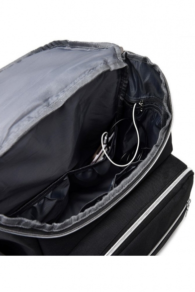 Designer Nylon Plain Backpack Large Capacity Backpack for Women