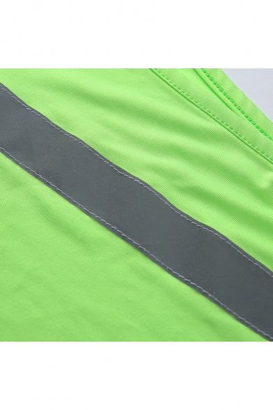 Unique Irregular Straps Buckle Strap Cool Fluorescent Color Cropped Tank Top