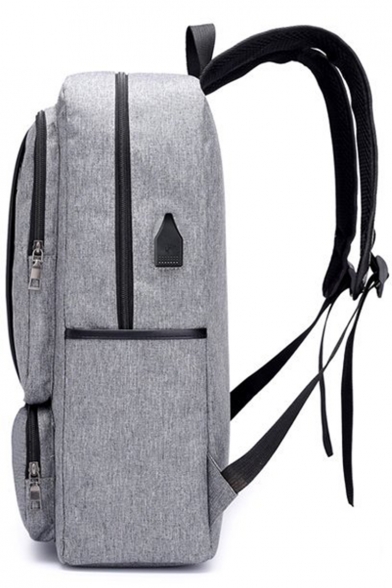 Fashion Laptop Bag with USB Charger Casual Business Backpack 30*13*44 CM