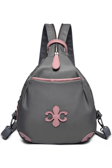 Fashion Pattern Stitching Oxford Cloth Shoulder Bag Crossbody Backpack 19*8*26 CM