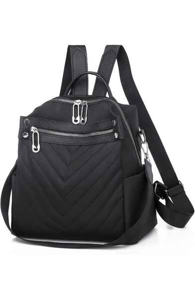 Popular Plain Watertight Anti-theft Oxford Cloth Travel Bag School Backpack