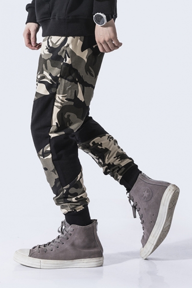 mens army green joggers