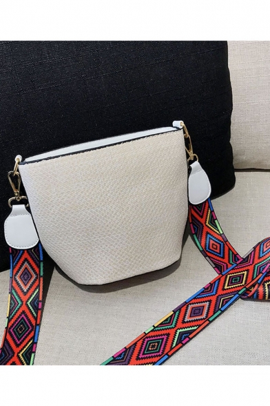 bag with colorful strap