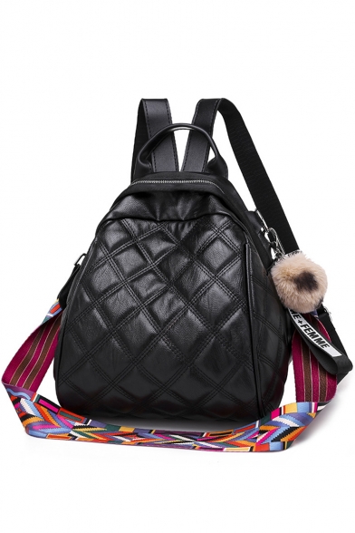 Stylish PU Leather Shoulder Bag Backpack for Girls 23*18*27 CM