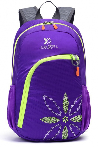 Casual Logo Floral Printed Waterproof Sports Travel Bag Backpack