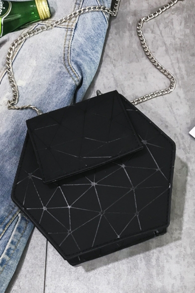 Hot Fashion Geometric Luminous Printed Crossbody Shoulder Bag