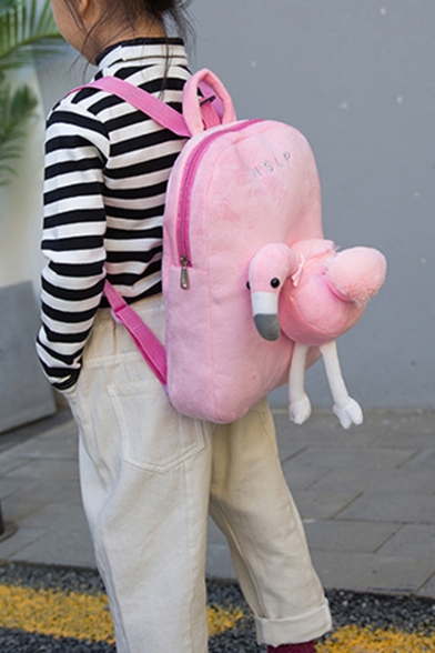Cute Cartoon Goose Shaped Pink School Bag Backpack for Kids 25*6*31 CM