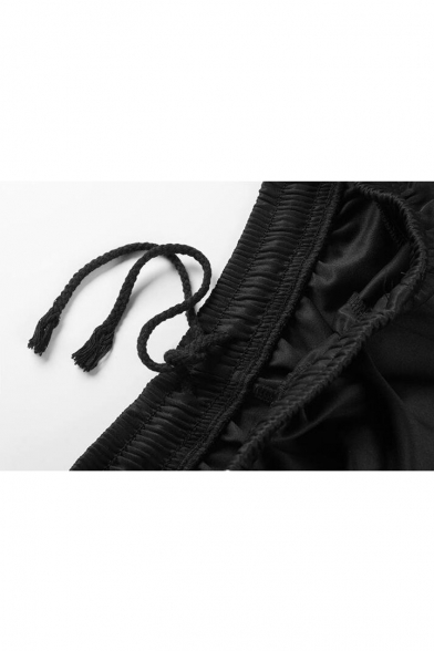 Fashion Stripe Side Drawstring Waist Casual Sport Track Pants for Men