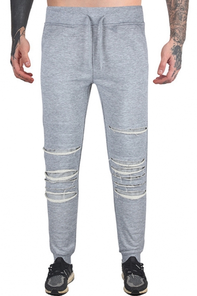 ripped joggers mens