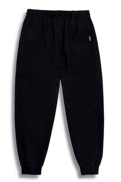 black oversized sweatpants