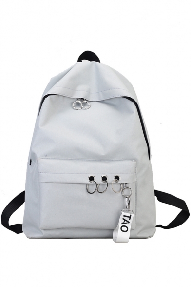 Fashion Letter Ribbon Ring Embellishment School Bag Backpack 29*12*40 CM