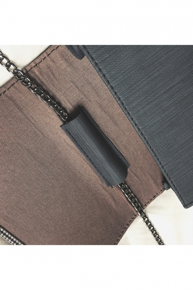 New Fashion Plain Hasp Square Crossbody Bag 18*6*14 CM