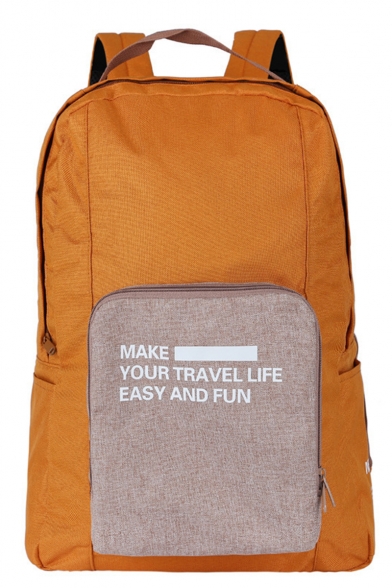 Professional Multi Function Large Capacity Letter Print Travel Bag School Backpack 32*12*46 CM